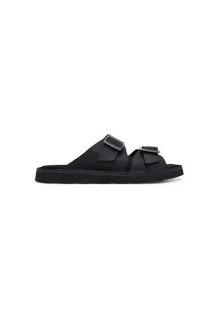 Мъжки чехли  26180885 - Естествена кожа - Черни - Черен