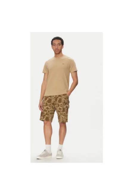 Мъжки къси панталони  размер S - 001KG-0004 - памук - кафяв - Кафяв