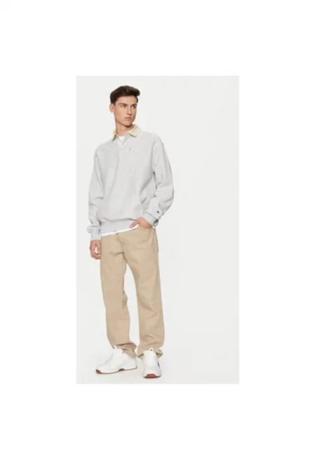 Мъжки суитшърт -  304700545 - Памук - Сив - Сив