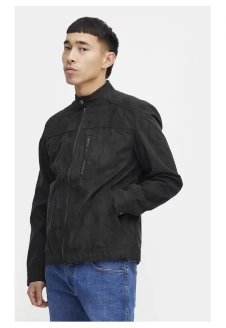 Мъжко яке -  541033 - Черно - Екокожа