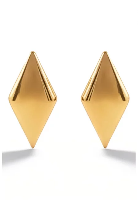 Обеци с 18K злато