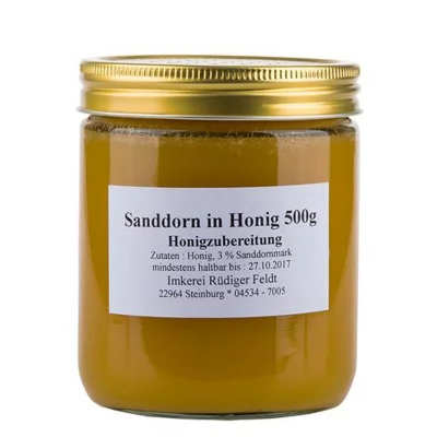 Облепиха (ракитник) в мед, 500 g