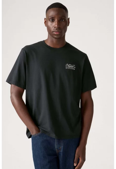 Памучна тениска със свободна кройка