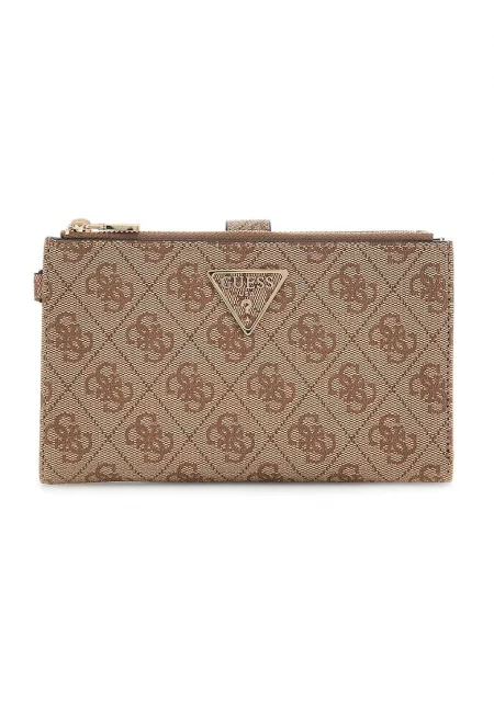 Портмоне с каишка за китката и монограм