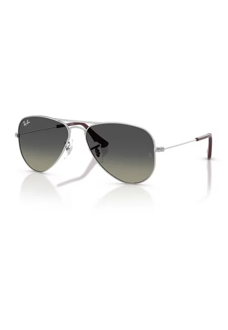 Слънчеви очила Aviator с метална рамка - Сребрист