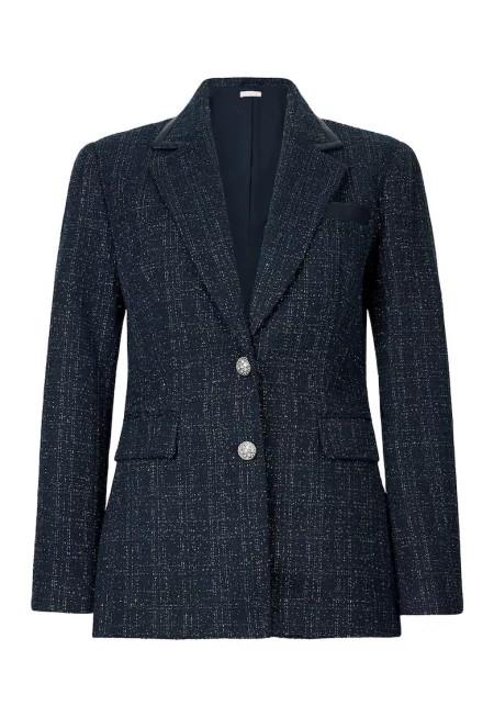 Слим сако с бляскави частици