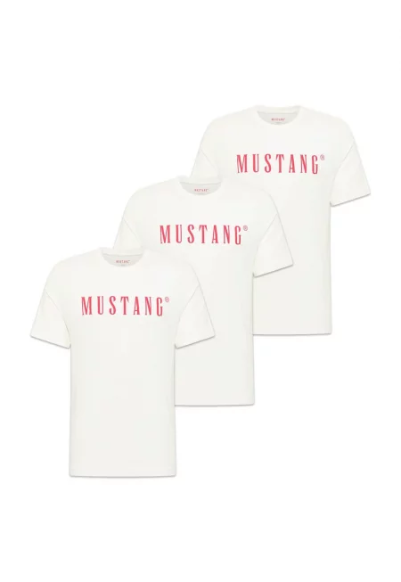 Тениска от органичен памук - 3 чифта - Бял