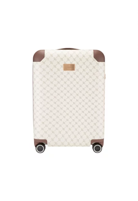 Унисекс пътен куфар на колелца - 38 л - Слонова кост