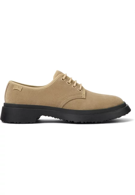 Велурени обувки Walden 1681 Derby - Бежов