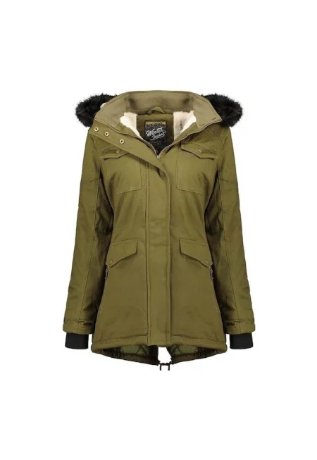 Яке за момичета Celeste -  памук - каки