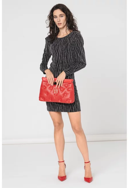 Бляскава рокля Darlene с шпиц гръб