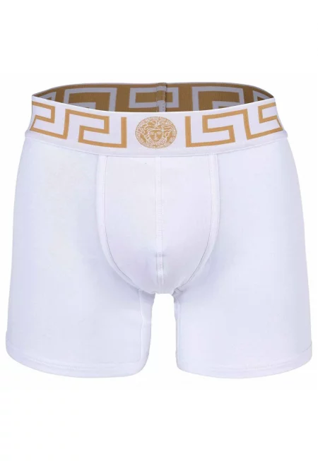 Боксерки с лого на талията - Бял