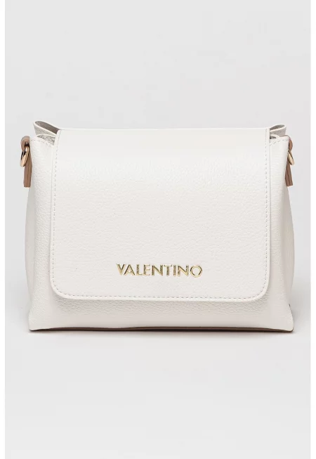 Чанта през рамо Alexia от еко кожа с метално лого