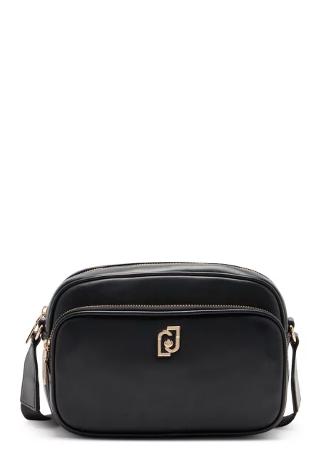 Чанта през рамо от еко кожа - Черен