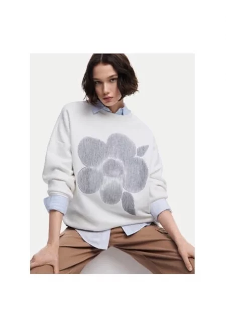 Дамска блуза -  304478123 - Памук - Бежов - Бежов