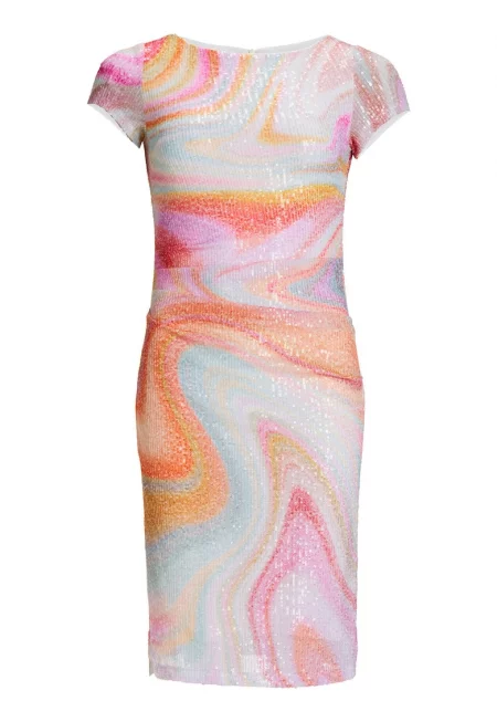 Дамска рокля тип „люлка“ - 5AI21200 - Полиестер