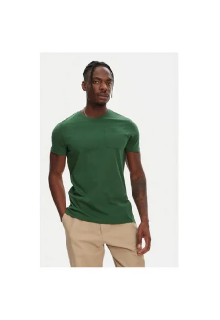 Дамска тениска  64131EW - Памучен цвят - Зелен - Зелен