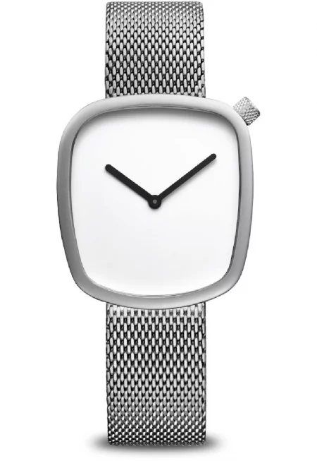 Дамски часовник  18034-004 - Сапфир кристал - Неръждаема стомана - 3 ATM - Сребрист