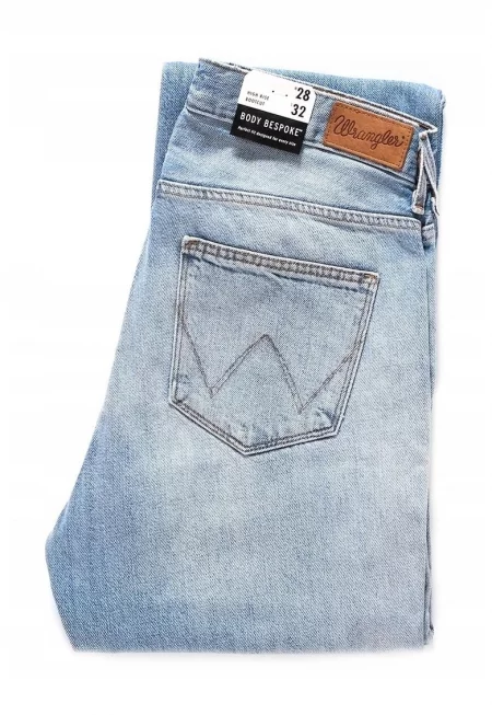 Дамски дънки -  10897-85 - Памучни - Дълги - Bootcut - Дънкови - W28-L32 US - Сини