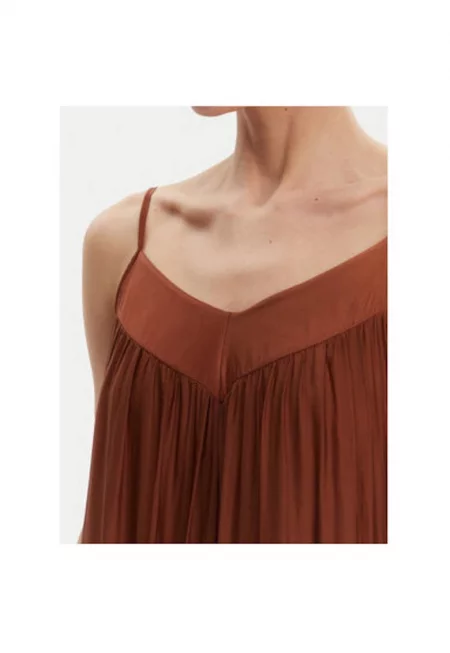 Дамски гащеризон  TD0588 - Вискоза - Кафяв - Кафяв