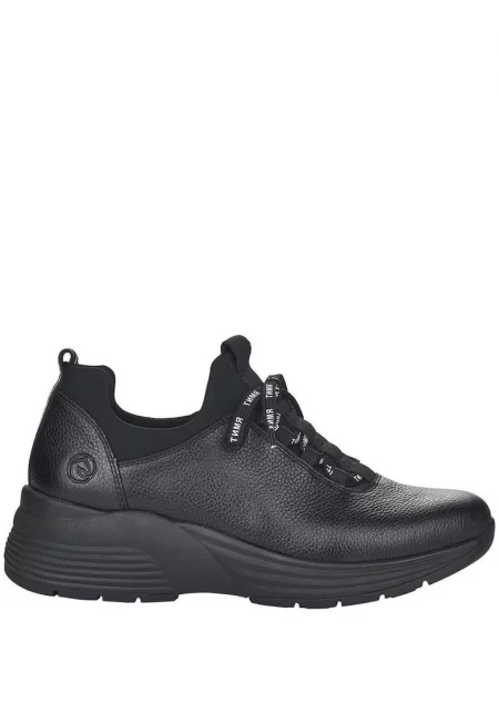 Дамски маратонки  Кожа - Черен