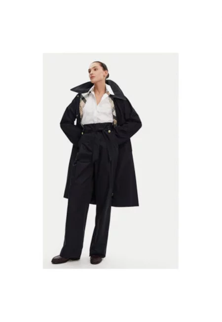 Дамски панталон -  305174581 - Памук - Син