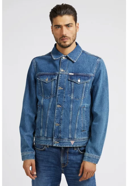 Дънково яке с лого