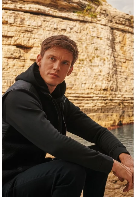 Елек със скосени джобове