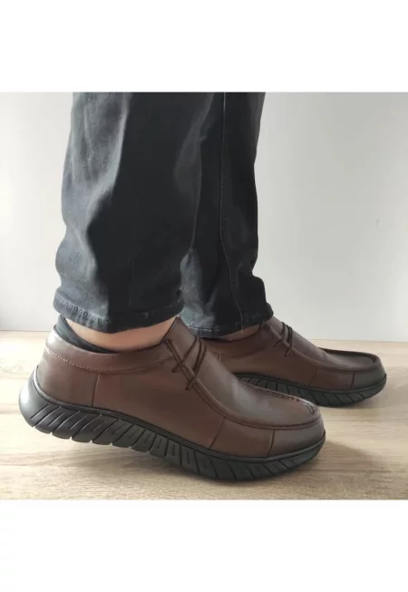 Ежедневни мъжки обувки  B64-1453 Maro - Кафяви