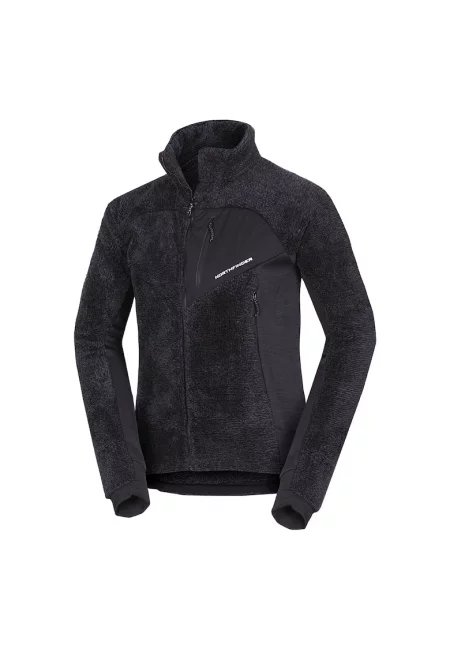 Хайкинг суитшърт Ludwik с цип и джобове встрани