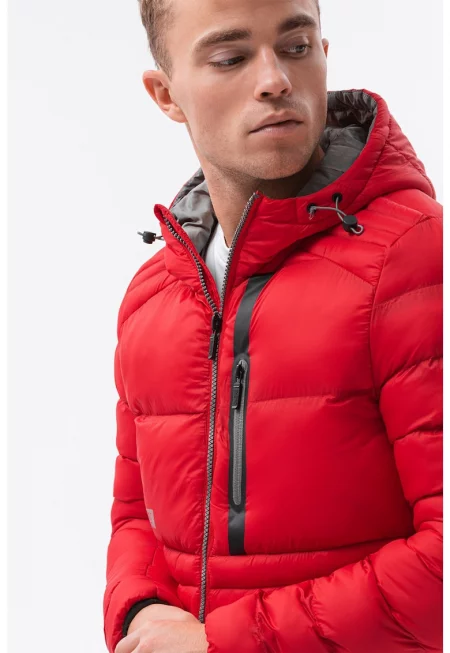 Капитонирано зимно яке с качулка