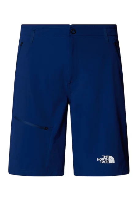 Къс панталон за хайкинг с лого - Кралско Синьо