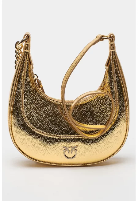 Кожена чанта Brioche - Златист