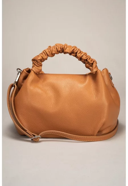 Кожена чанта с допълнителна презрамка