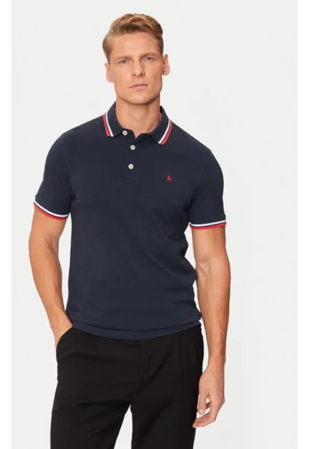 Мъжка тениска -  208514262 - Органичен памук - XS INTL - Син