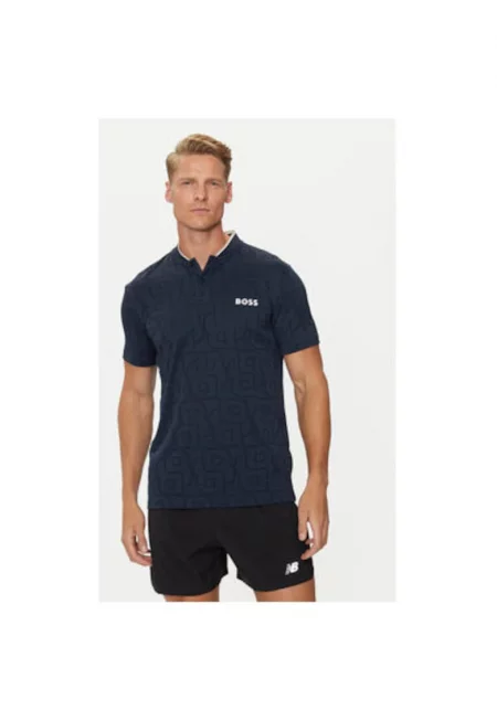 Мъжка тениска -  304020872 - Полиестер - Син - Син