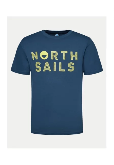 Мъжка тениска -  560 - памук - син