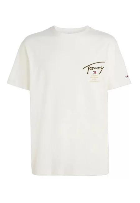 Мъжка тениска  DM0DM17729 - Бял/Бежов