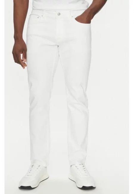 Мъжки дънки -  305100306 - Памук/Полиестер - Бял