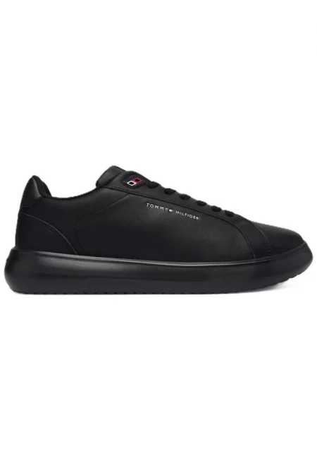Мъжки маратонки  Light Chunky Leather Sneaker - Естествена кожа - Черен - Черен