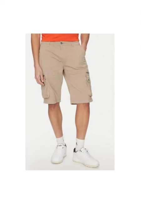 Мъжки шорти  136250 - памук - бежов