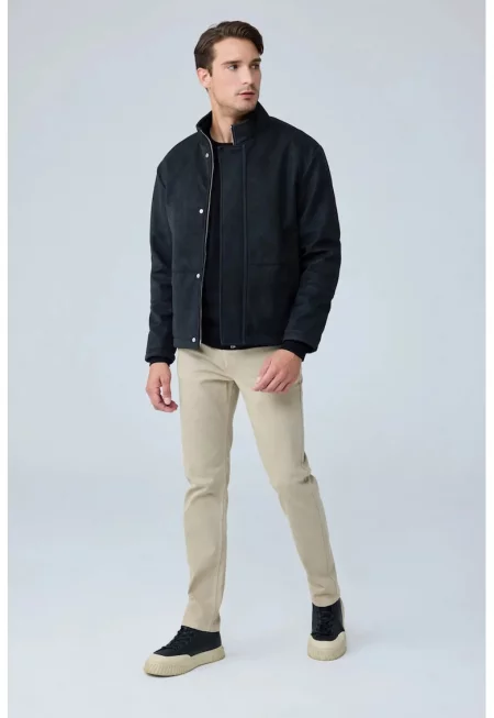 Мъжко яке  regular fit черно