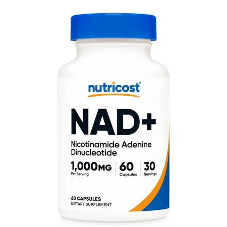 NAD+ (никотинамид аденин динуклеотид) – Анти-ейджинг и клетъчно възстановяване, 500 mg, 120 капсули