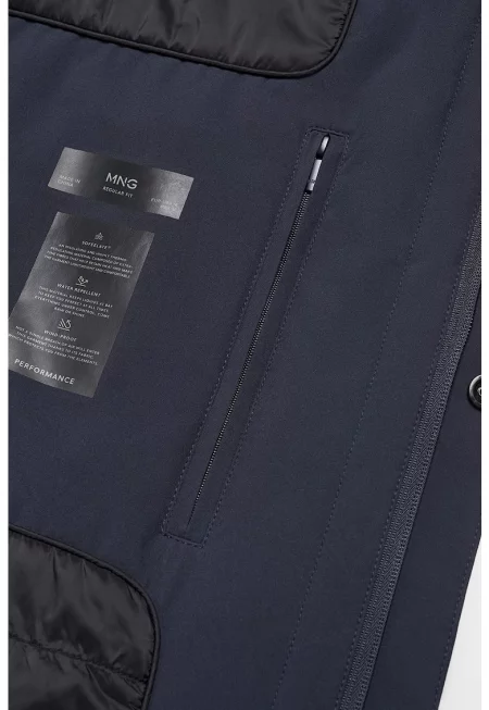 Непромокаема парка Edgy с вата