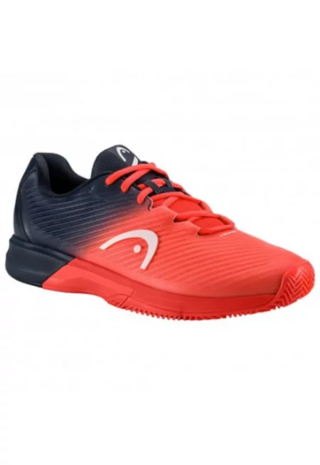 Обувки за тенис  Revolt Pro Clay - червено-нави - Червен/Тъмно морско синьо