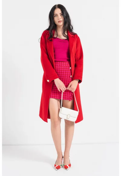 Палто с раздвоен ревер