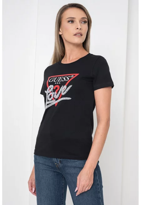 Памучна тениска с лого