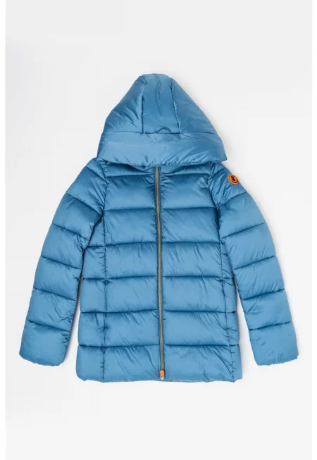 Подплатено зимно яке с качулка и лого