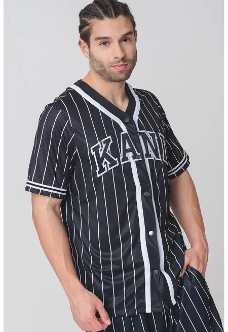 Риза с принт с къси ръкави