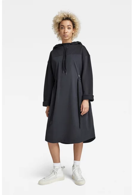 Рокля тип худи с връзки